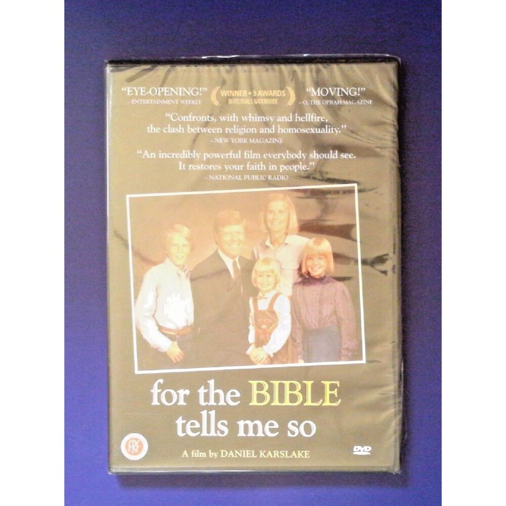 For The Bible Tells Me So DVD 2007 Documentary Christian Gay Interest